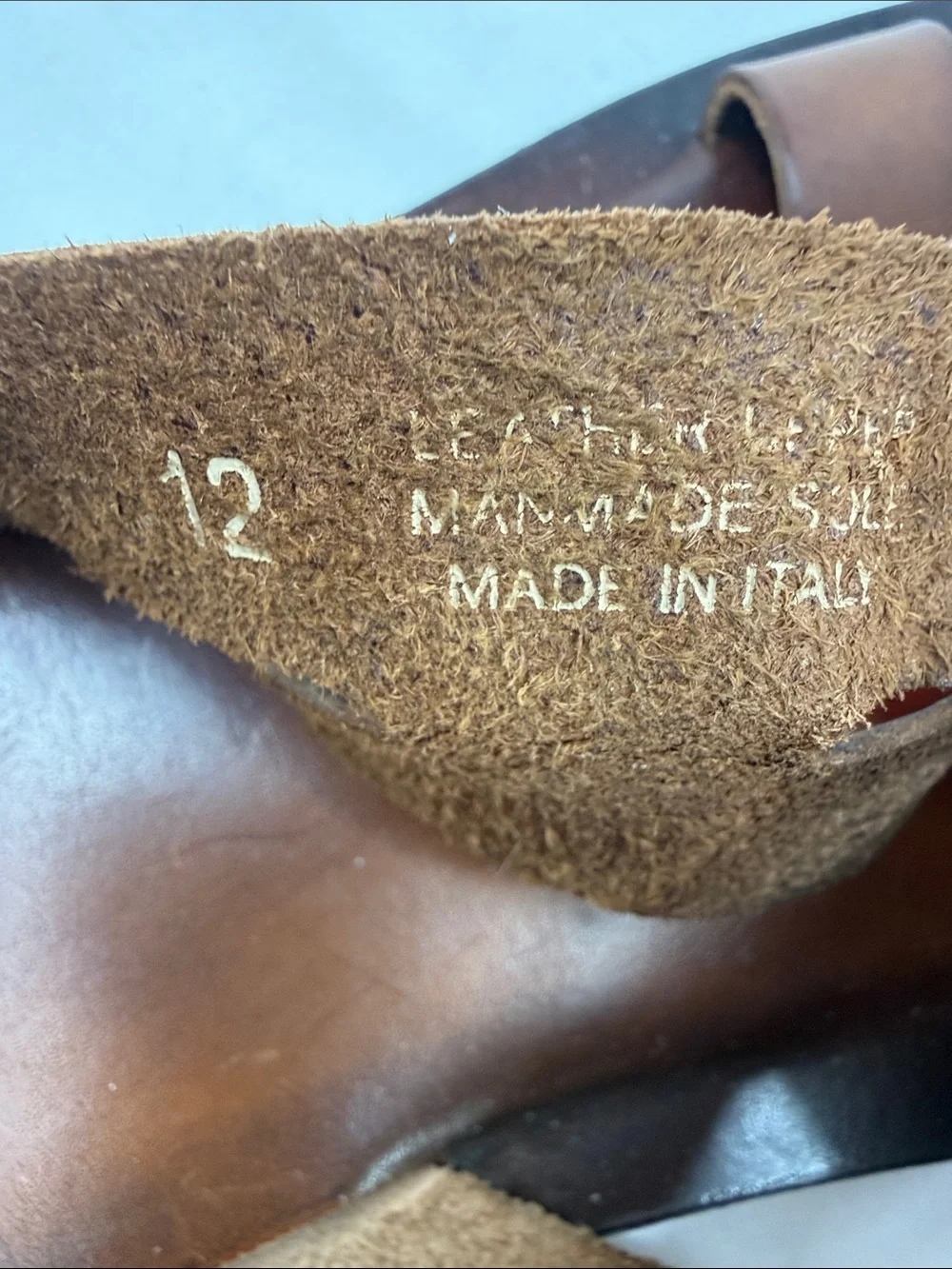 To Boot New York Adam Derrick PALM BEACH 100% Italian Leather Woven Slide Sandal
